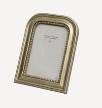 Load image into Gallery viewer, BEADED ARCH PHOTO FRAME SILVER