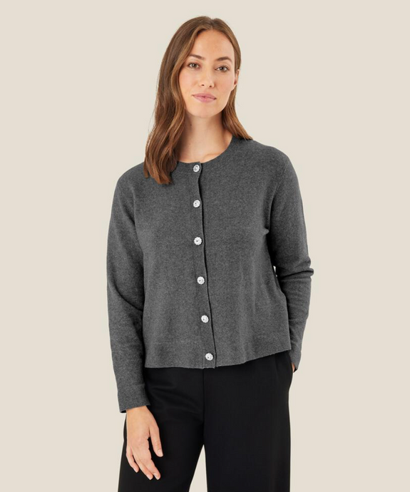 LATETA CARDIGAN - GREY