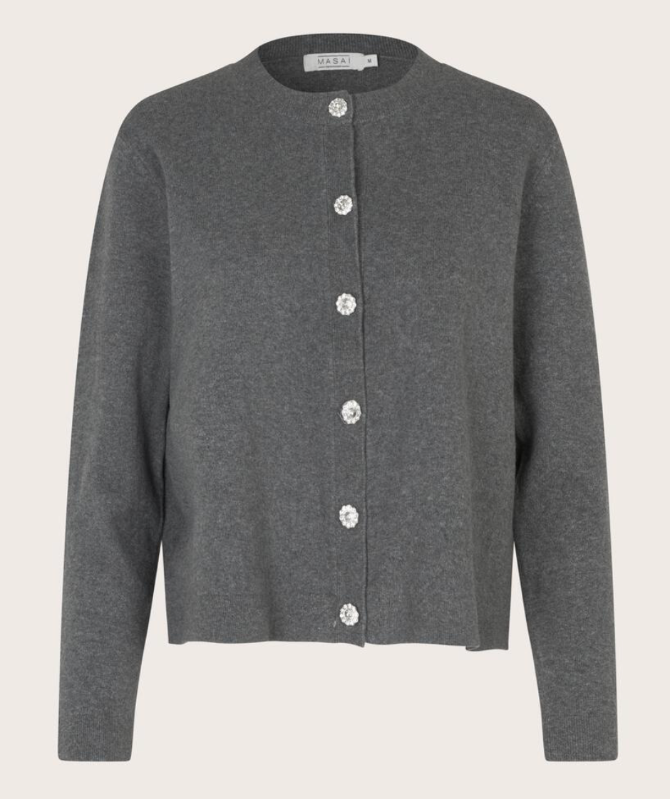 LATETA CARDIGAN - GREY