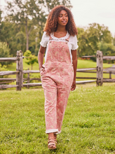 Load image into Gallery viewer, PRAGUE PAISLEY OVERALLS - CORAL