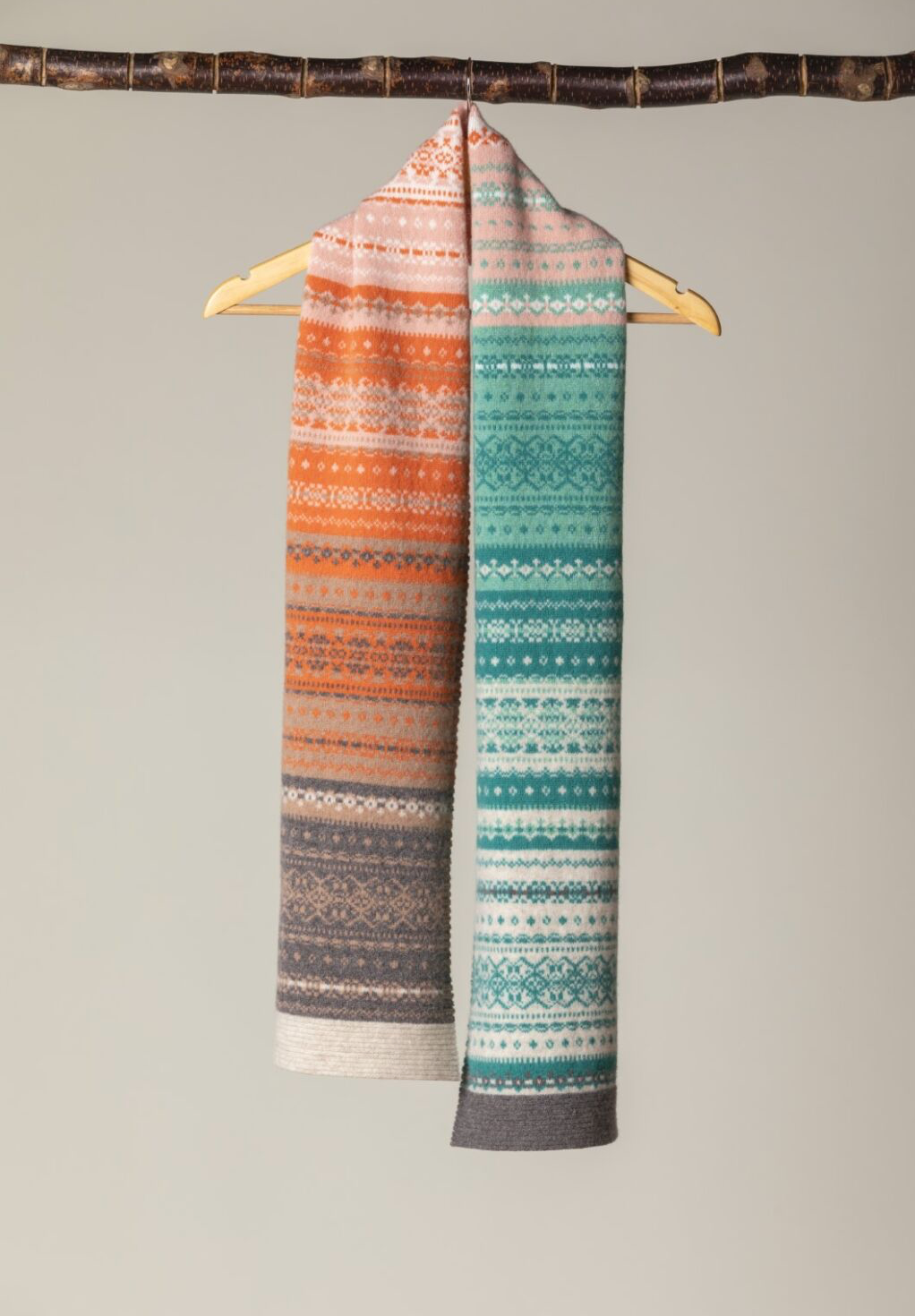 ALLOA FAIRISLE SCARF - ELDER