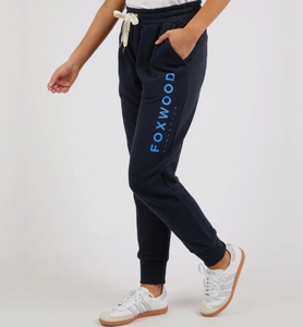 MEDALLION TRACK PANT - NAVY