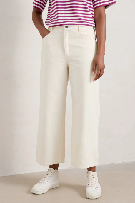 BARNES ORGANIC COTTON DENIM CROPS -  ECO TWILL SLUB