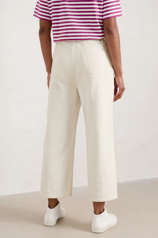 BARNES ORGANIC COTTON DENIM CROPS -  ECO TWILL SLUB