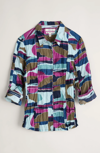 LARISSA SHIRT - SCENIC FORMS ENAMEL