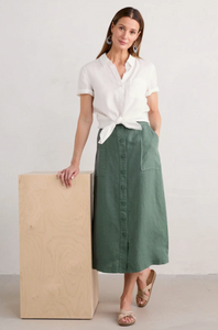 ROSEWELL FARM SKIRT - DARK BALSAM