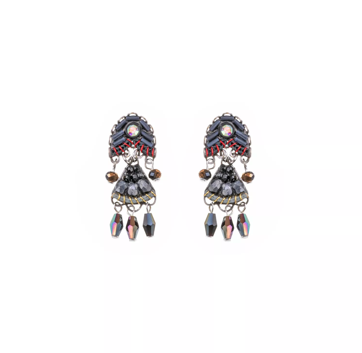UTSWALA EARRINGS - BLACK FORREST