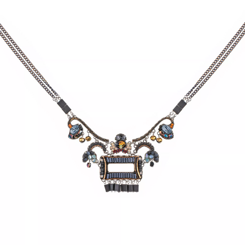 KALIA NECKLACE - BLACK FORREST