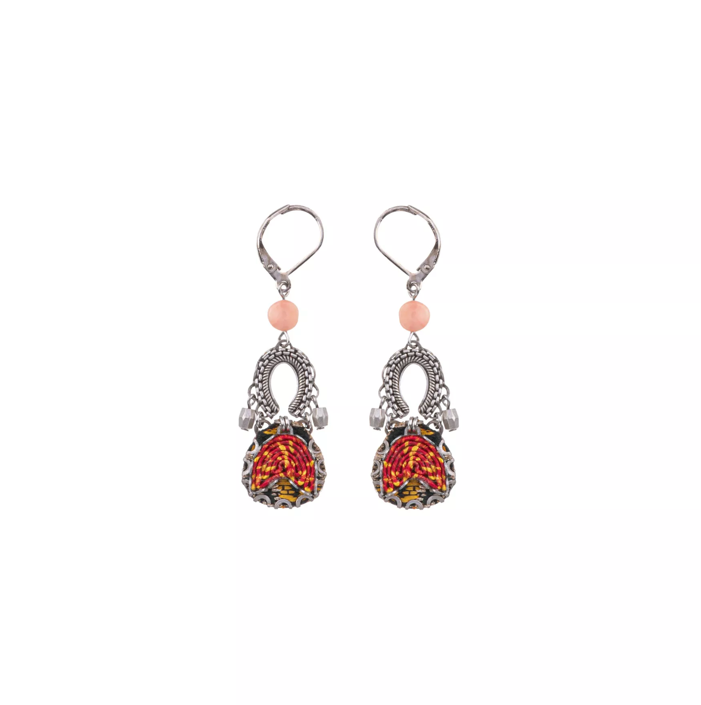YUKO EARRINGS - EMBROIDERED DREAM