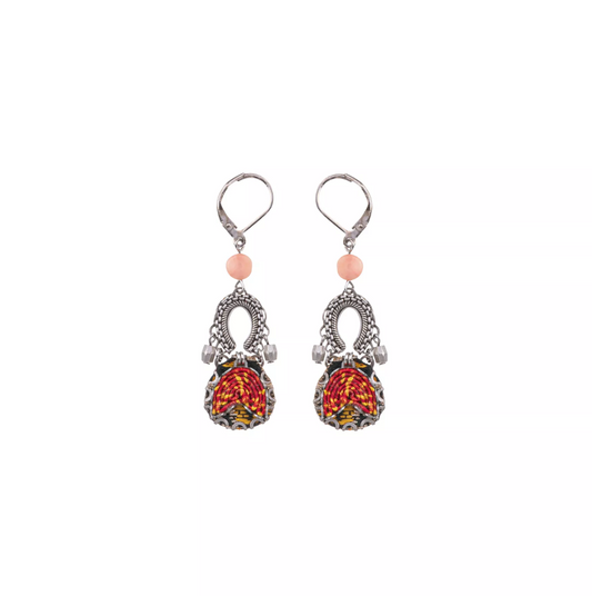 YUKO EARRINGS - EMBROIDERED DREAM