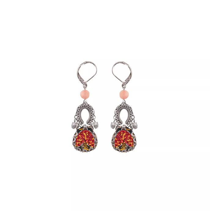 YUKO EARRINGS - EMBROIDERED DREAM