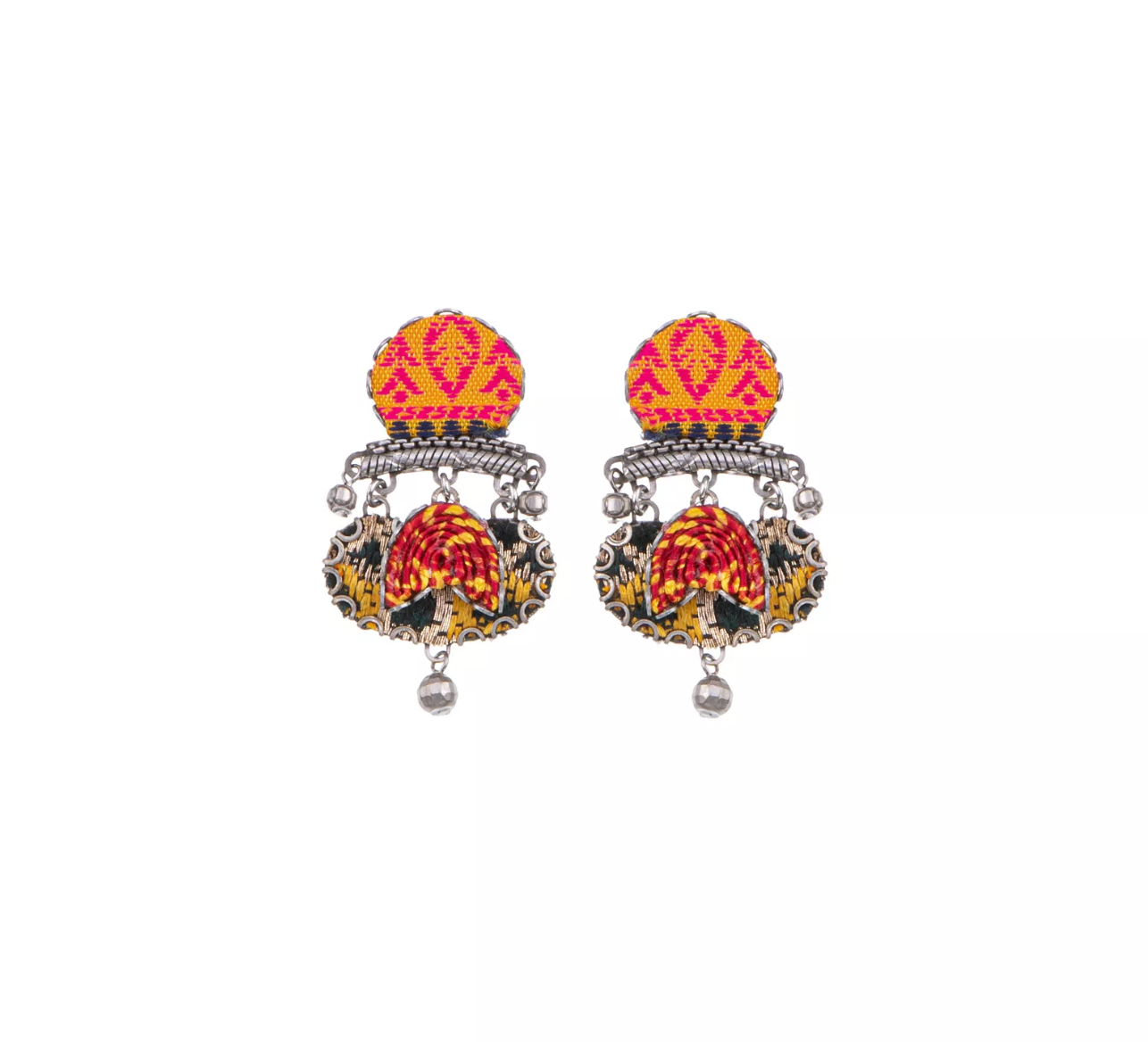 NOOR EARRINGS - EMBROIDERED DREAM
