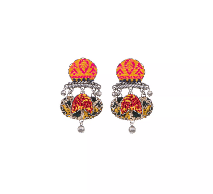 NOOR EARRINGS - EMBROIDERED DREAM