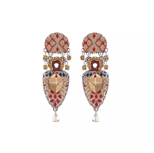 ZIWA EARRINGS - ROYAL GOLD