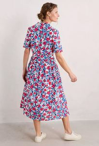 CHARLOTTE DRESS - WATERWAY FLORAL CHALK