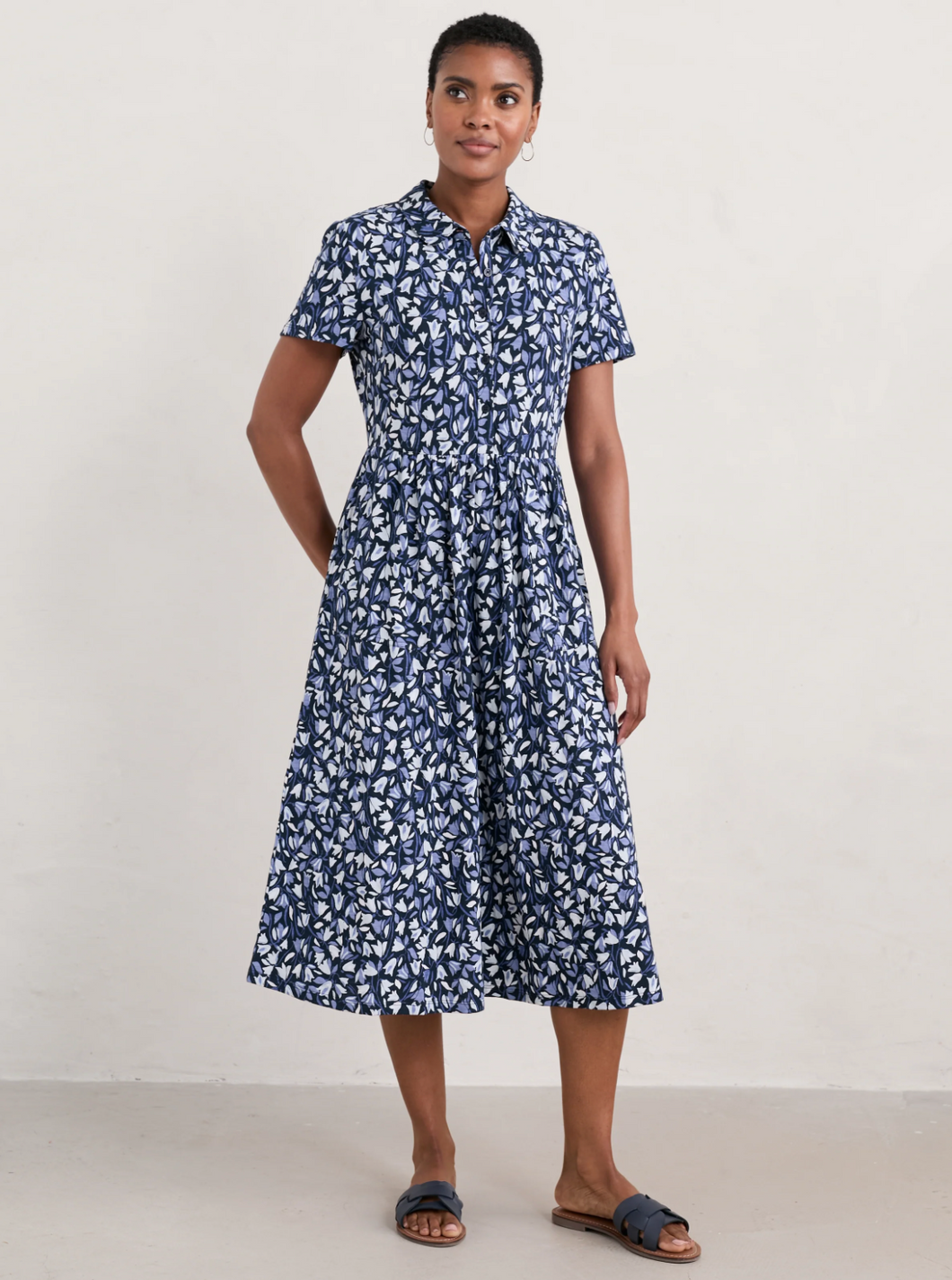 MAINLAND DRESS - MEADOW HAIRBELLS MARITIME