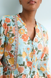 DRAGONFLY TUNIC - FLOWERING BLOOMS