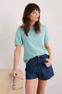 OLEANDER T-SHIRT - PROFILE CHALK TIDEPOOL