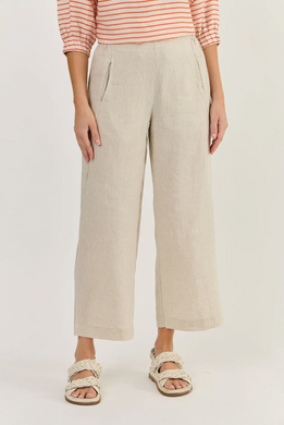 LINEN PANTS - SAND