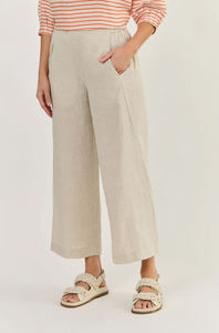 LINEN PANTS - SAND