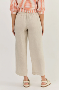 LINEN PANTS - SAND