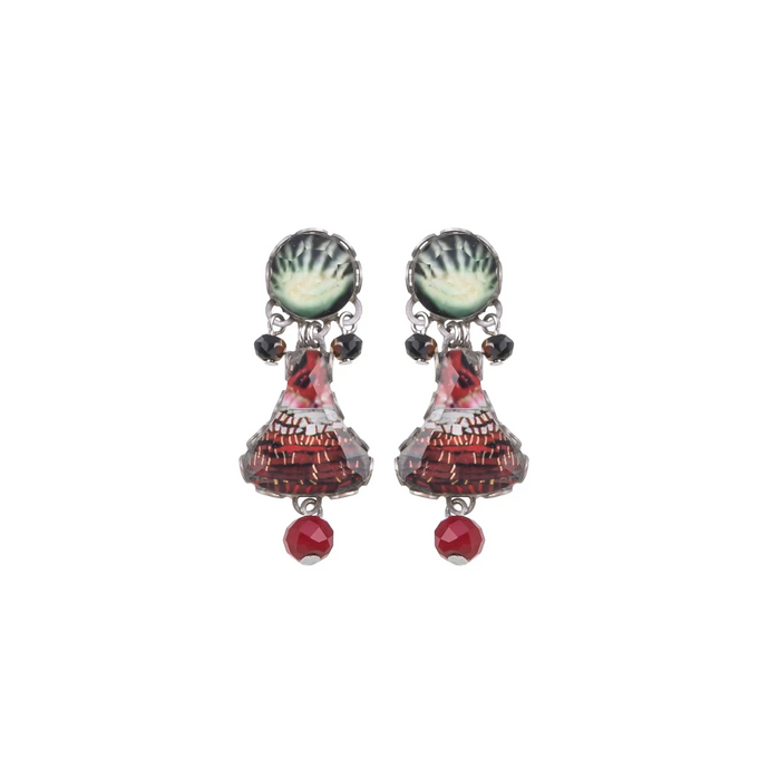 FARRALY EARRINGS - ORIENTAL HUES