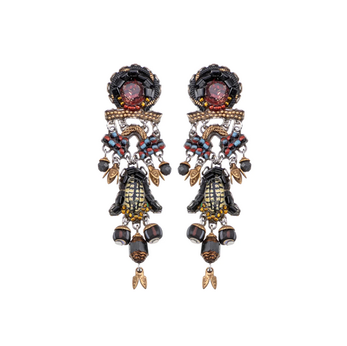 KENZO EARRINGS - TIGER EYE SET