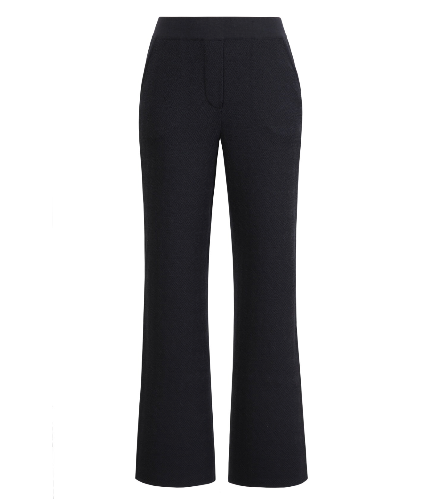 BASKETWEAVE PANTS - STRUCTURE PATTERN ANTHRACITE