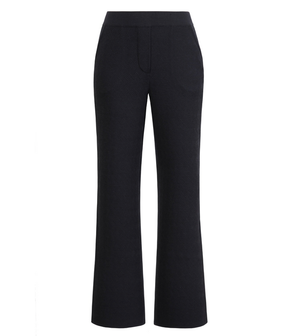 BASKETWEAVE PANTS - STRUCTURE PATTERN ANTHRACITE