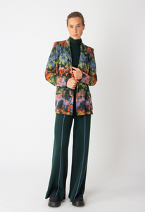 BLAZER JACKET - CAMOUFLAGE PATTERN FOREST