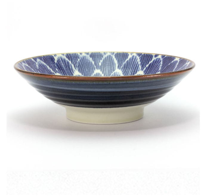 JAPANESE DAHLIA SERVING BOWL