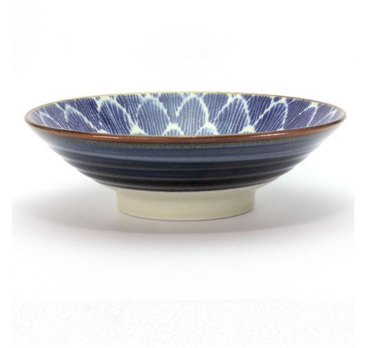 JAPANESE DAHLIA SERVING BOWL
