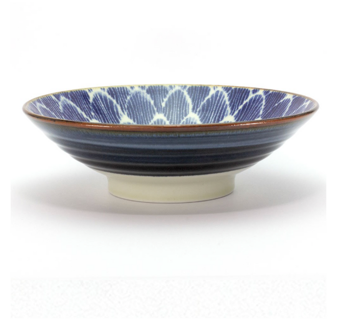 JAPANESE DAHLIA SERVING BOWL
