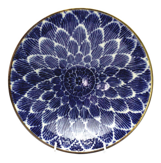 JAPANESE DAHLIA SERVING BOWL