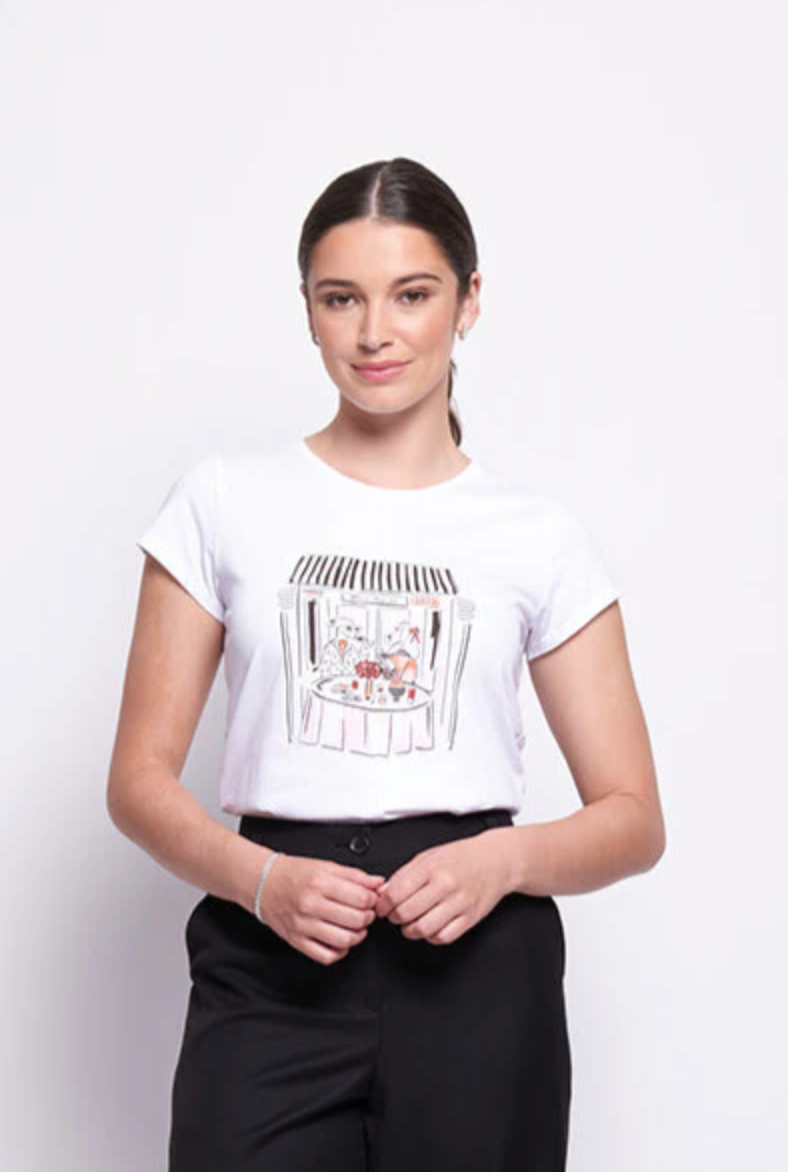 PERFECTLY FORMED TEE - BONE APPETIT
