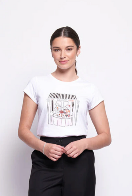 PERFECTLY FORMED TEE - BONE APPETIT