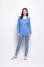 Load image into Gallery viewer, SEW IT SEAMS TOP - RETRO BLUE