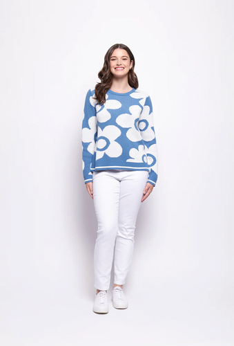 SUPER POWER SWEATER - FLOWER