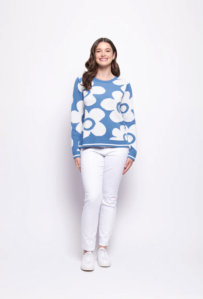 SUPER POWER SWEATER - FLOWER
