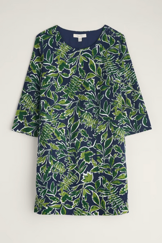 PORT GAVERNE TUNIC - INKED FOLIAGE MARITIME