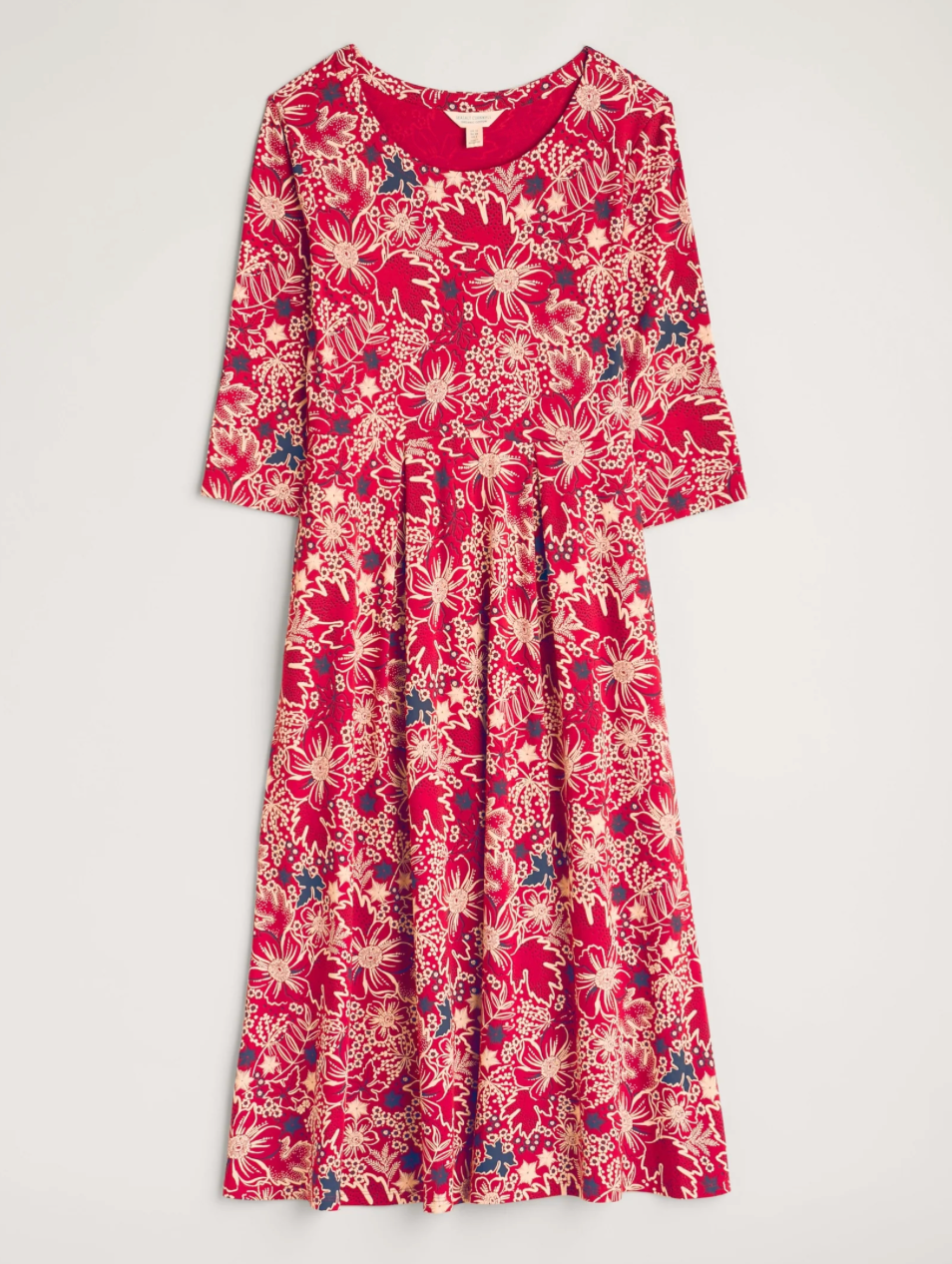 VERONICA DRESS - WINTER CAMELLIA CRIMSON