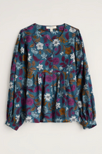Load image into Gallery viewer, THORNAPPLE SHIRT - WOODBLOCK BLOOM DUSKY JADE