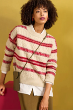 Load image into Gallery viewer, SHEPHERD JUMPER - SNOWFLAKE CRIMSON MIX