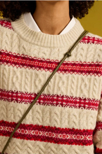 Load image into Gallery viewer, SHEPHERD JUMPER - SNOWFLAKE CRIMSON MIX