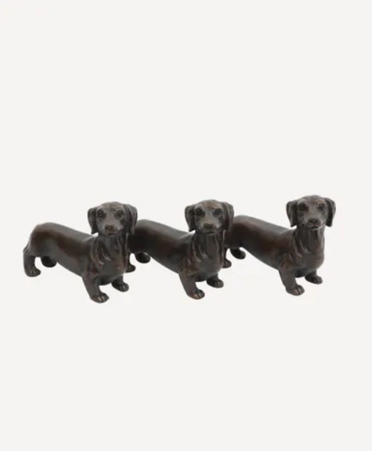 DACHSHUND POT STAND - SET OF 3