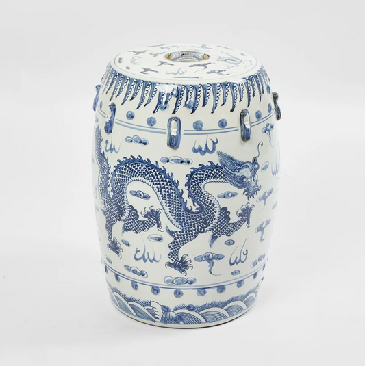LONG DRAGON DRUM STOOL