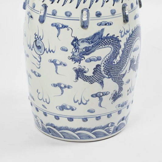 LONG DRAGON DRUM STOOL