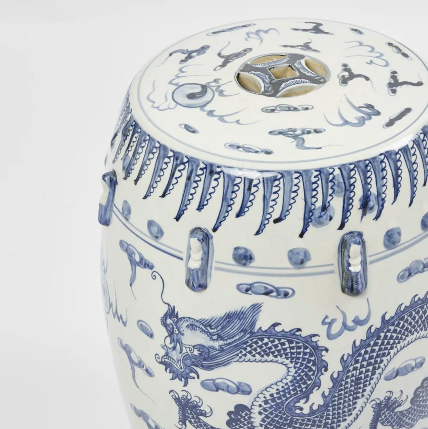 LONG DRAGON DRUM STOOL