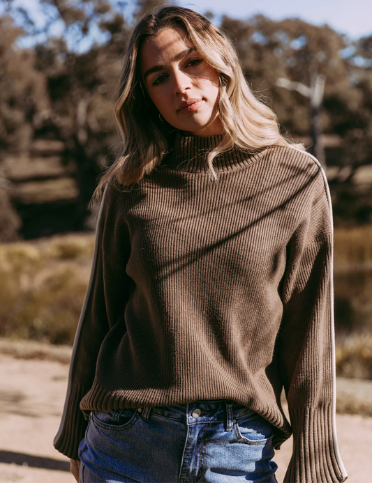 OLIVER KNIT - CHOCOLATE