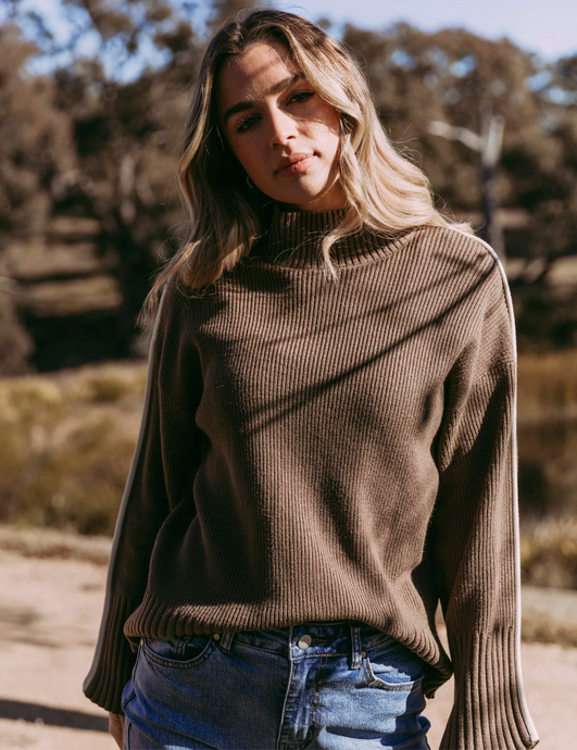 OLIVER KNIT - CHOCOLATE